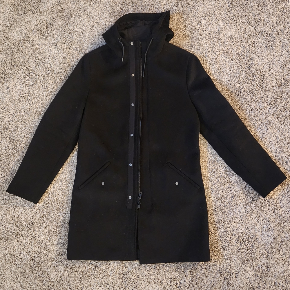 Express Mens Wool-blend Topcoat